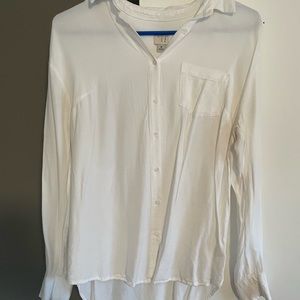White buttoned blouse